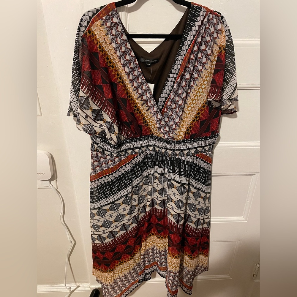 Chris McLaughlin Wrap Cocktail Dress